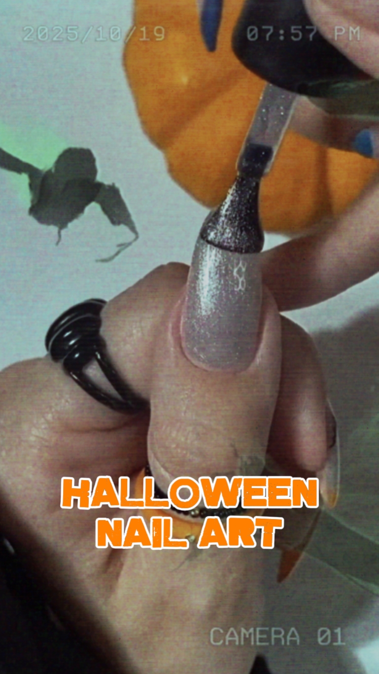 Arte De Unhas De Halloween 
