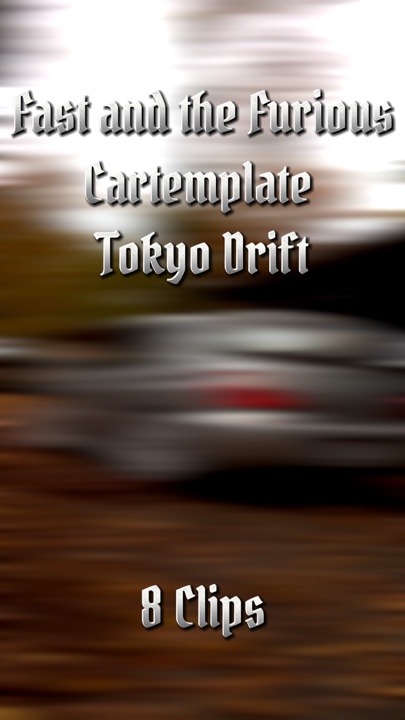 Plantilla de deriva de Tokio