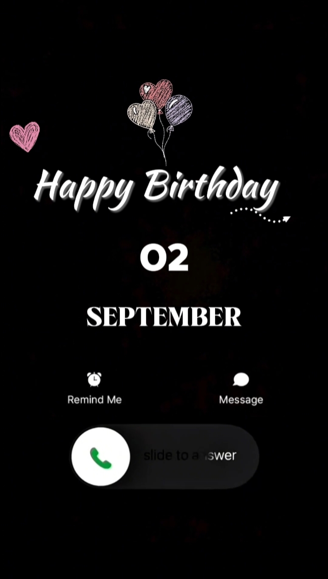 ANNIVERSAIRE 2 SEPTEMBRE