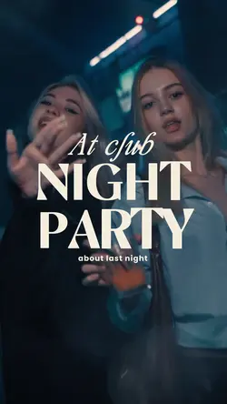 night party at club
