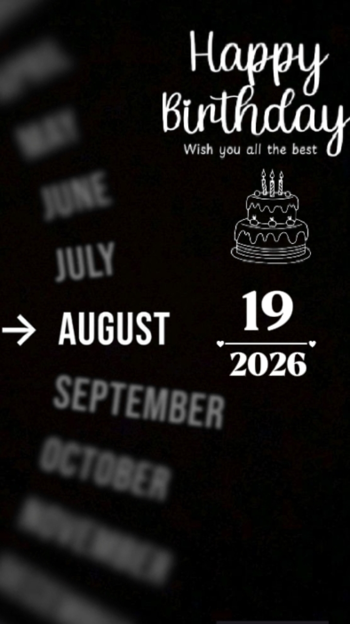 CUMPLEAÑOS 19 DE AGOSTO 