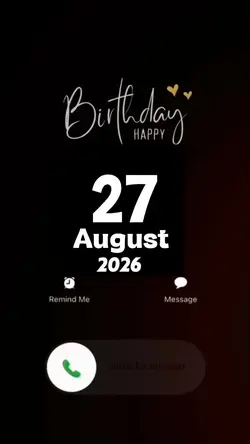 Hbd 27 August 2026 