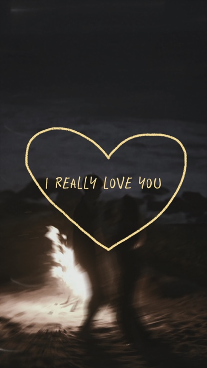 I really love you