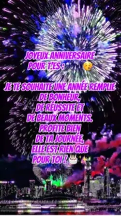 Joyeux anniversaire