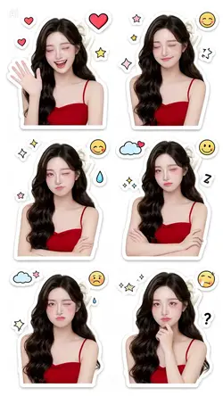 Sticker cute trend