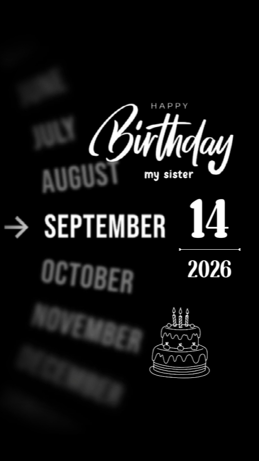 Kakak Ulang Tahun 14 September