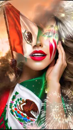 Viva Mexico Bandera 