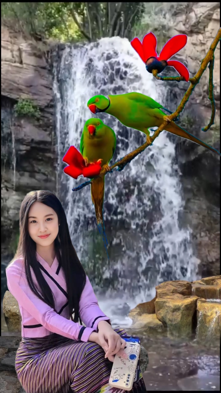 Aire terjun yg indah