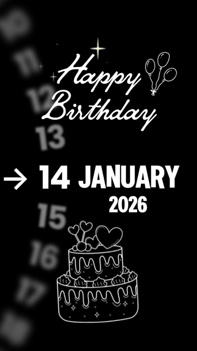HBD 14 JANUARY 