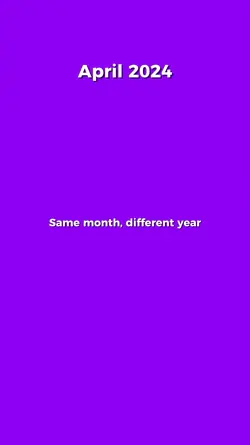 same month