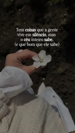 O céu sabe