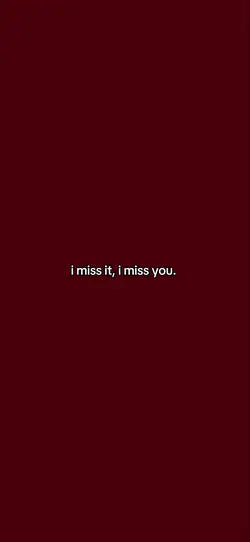 i miss youu.