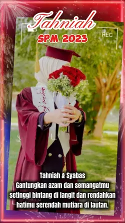 Tahniah SPM 2023