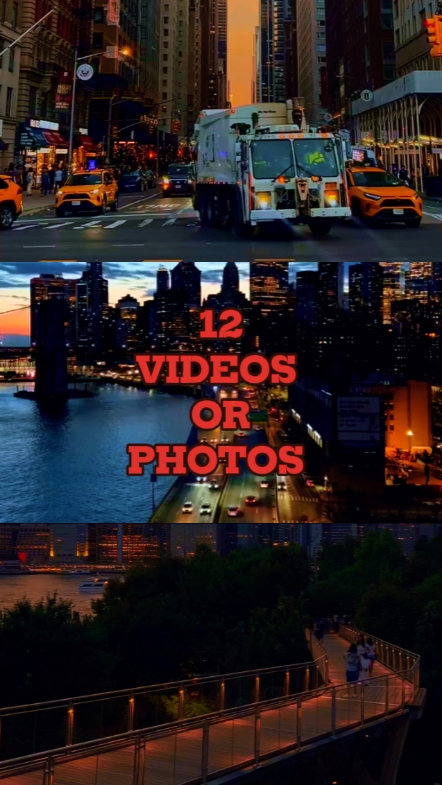 12 VIDÉOS OU PHOTOS 