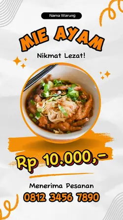 Promosi Mie Ayam