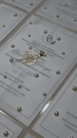 Convite de casamento