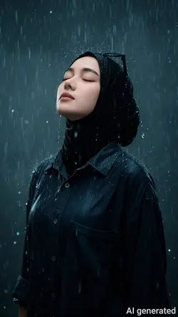 Hujan badai Foto