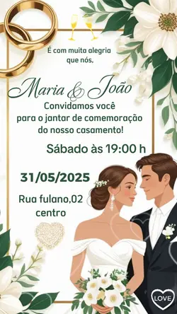 Convite Casamento