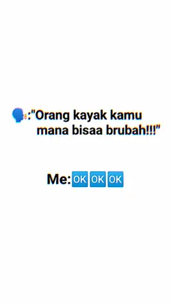 orang kayak kamu