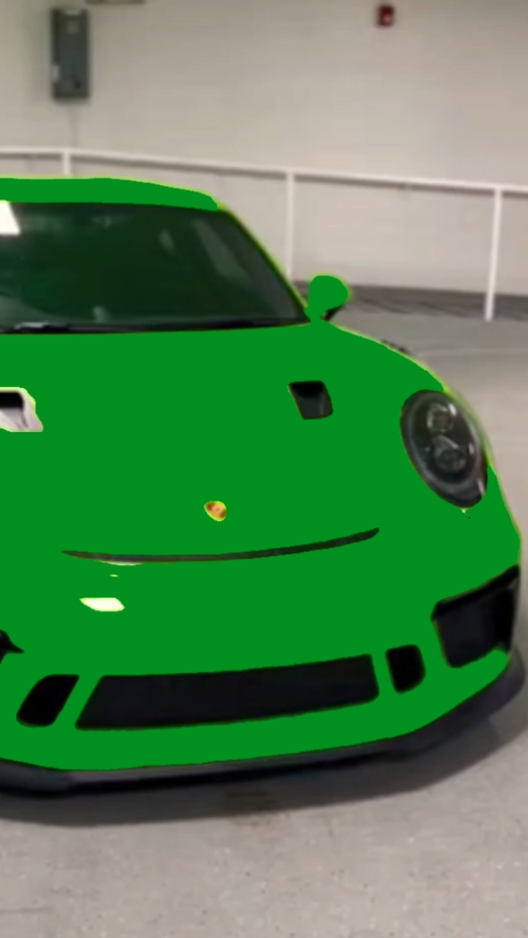 Pantalla verde de Porsche