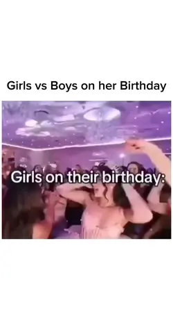 girls vs boys birthd