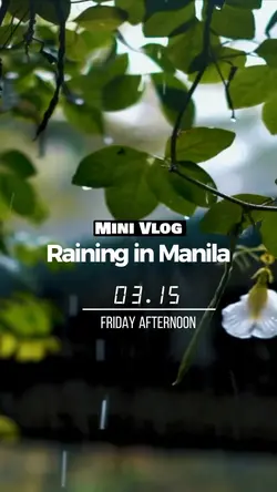 Raining in Manila