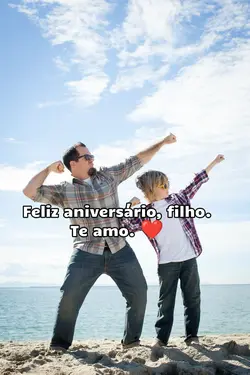 Parabéns filho