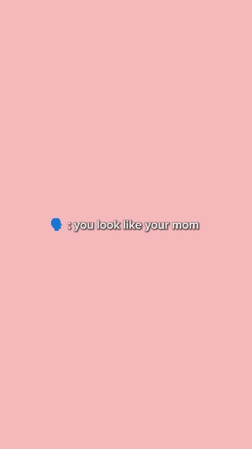Você se parece com sua mãe