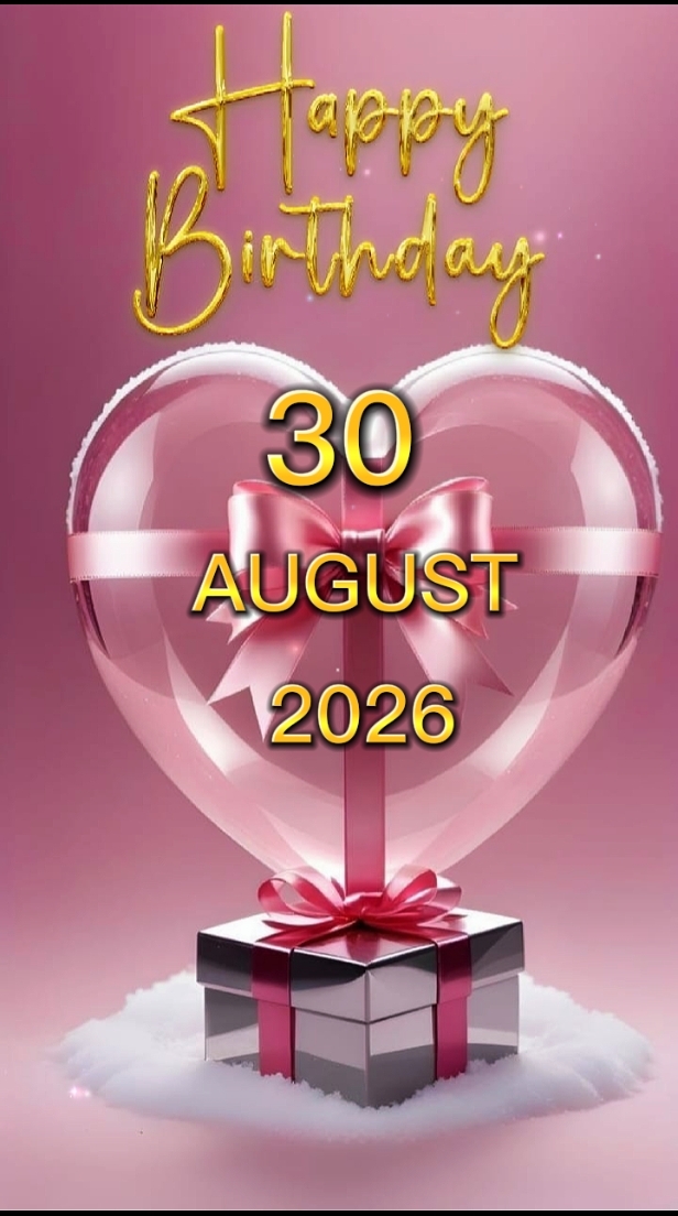HBD 30 AGUSTUS 