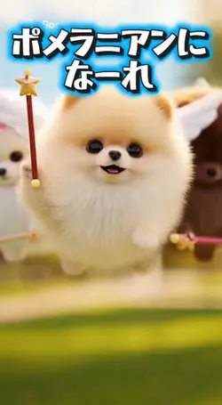 写真2枚で！みんなポメラニアンになーれ⭐︎