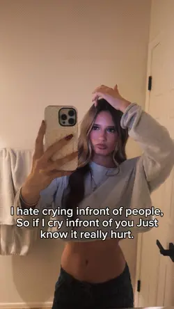 I hate crying infron
