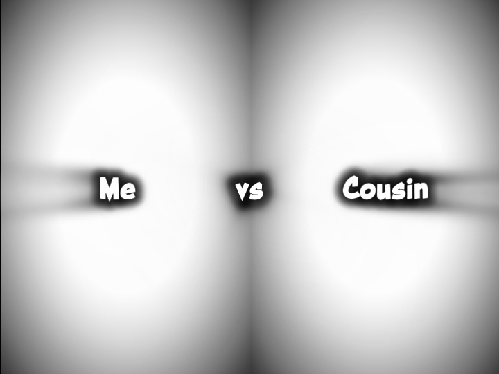 me & cousin