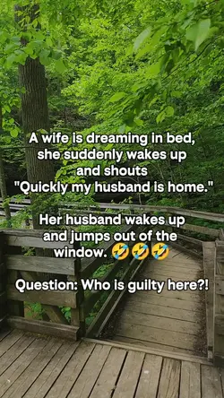 A wife dreaming in