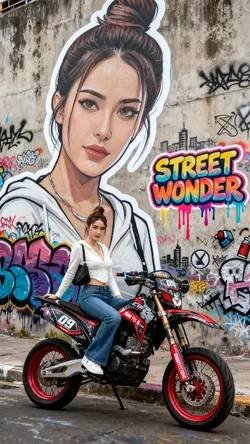 grafiti x supermoto