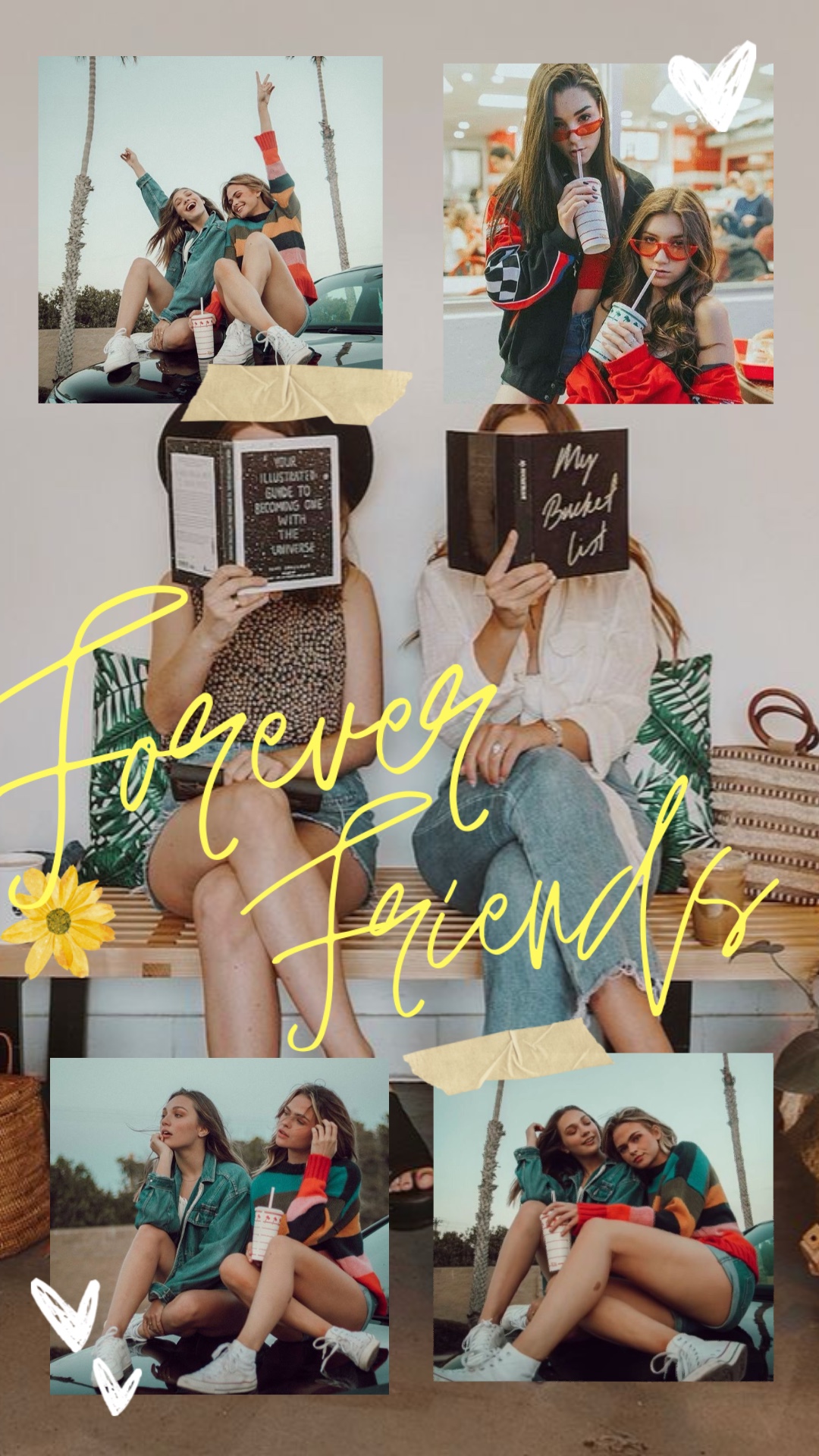 Bestie foto collage