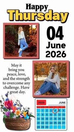 Thursday 4 June 2026