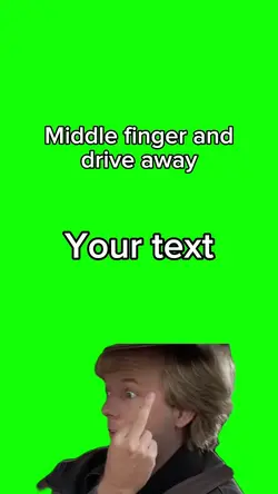 Finger up and drive