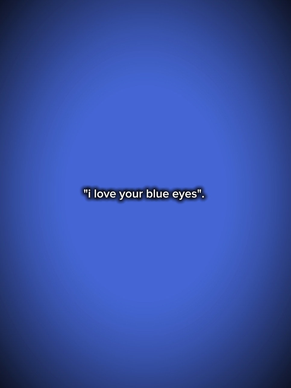 blue eye? 