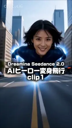 AIヒーロー変身飛行