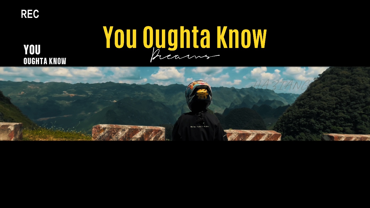 You Oughta Know.|