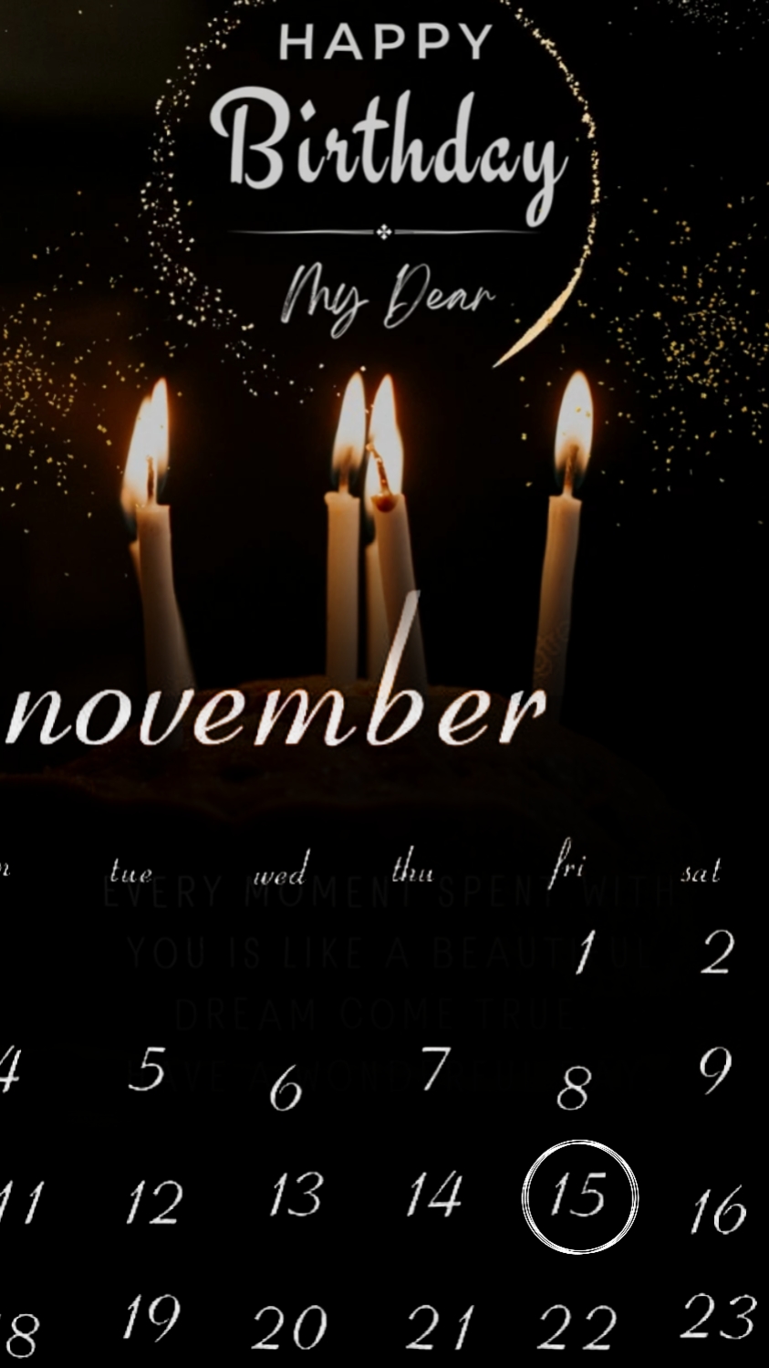 CUMPLEAÑOS 15 DE NOVIEMBRE DE 2024