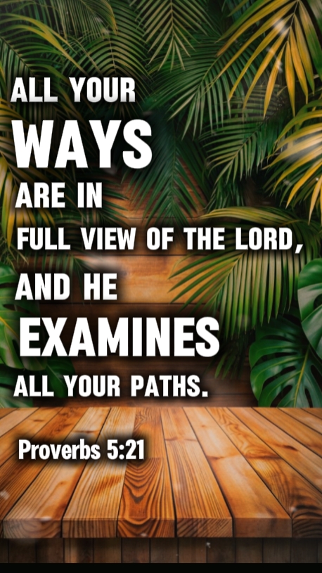 Provérbios 5: 21