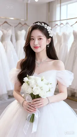 ghép ảnh cô dâu 