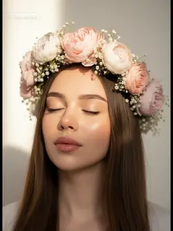 Flower crown photo