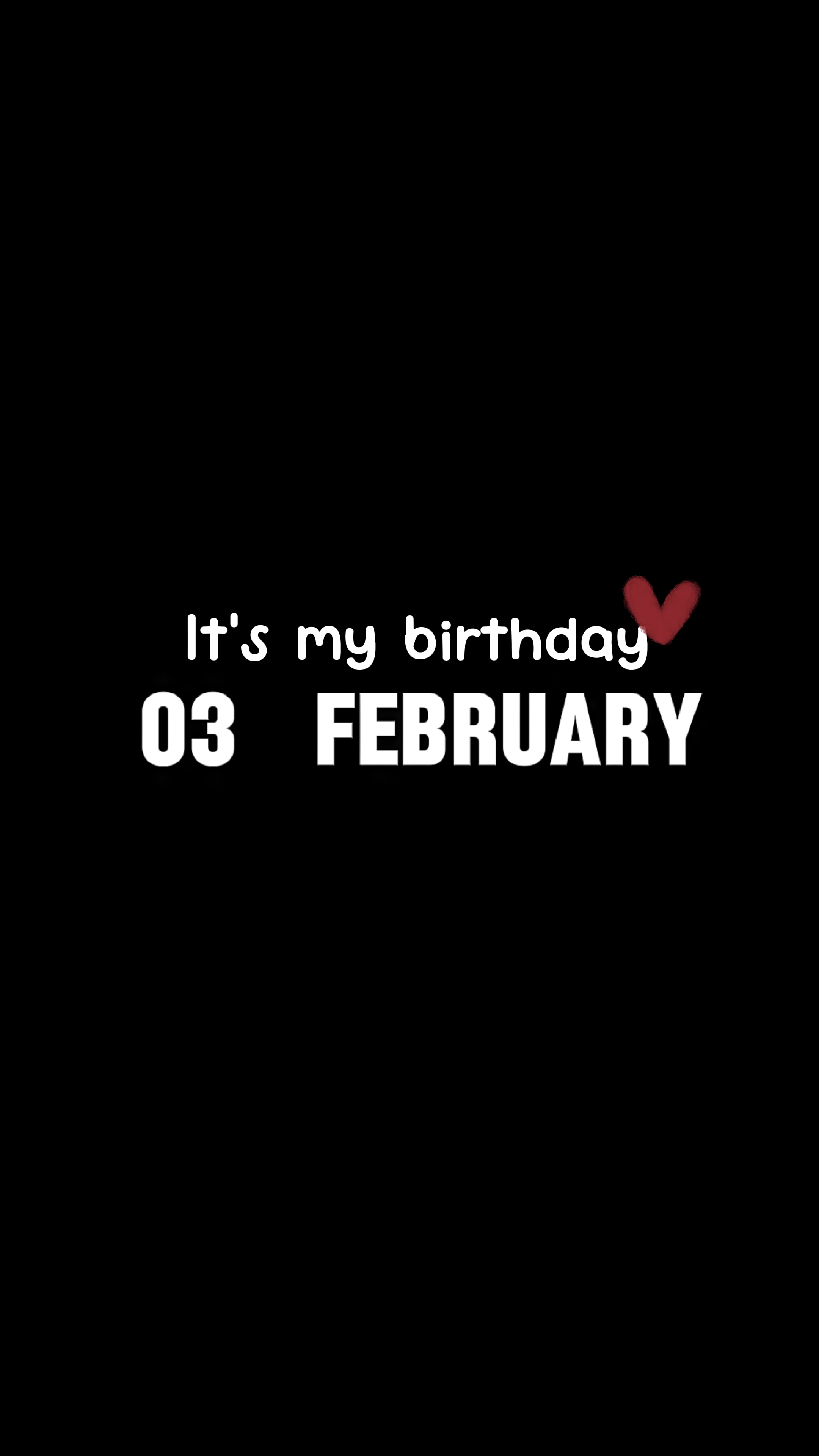 BIRTHDAY 03 FEBRUARY