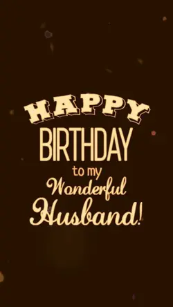 happy birthday hubby