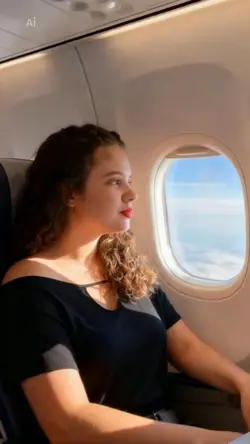 Viajando de avião 