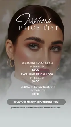 PRICELIST MAKEUP