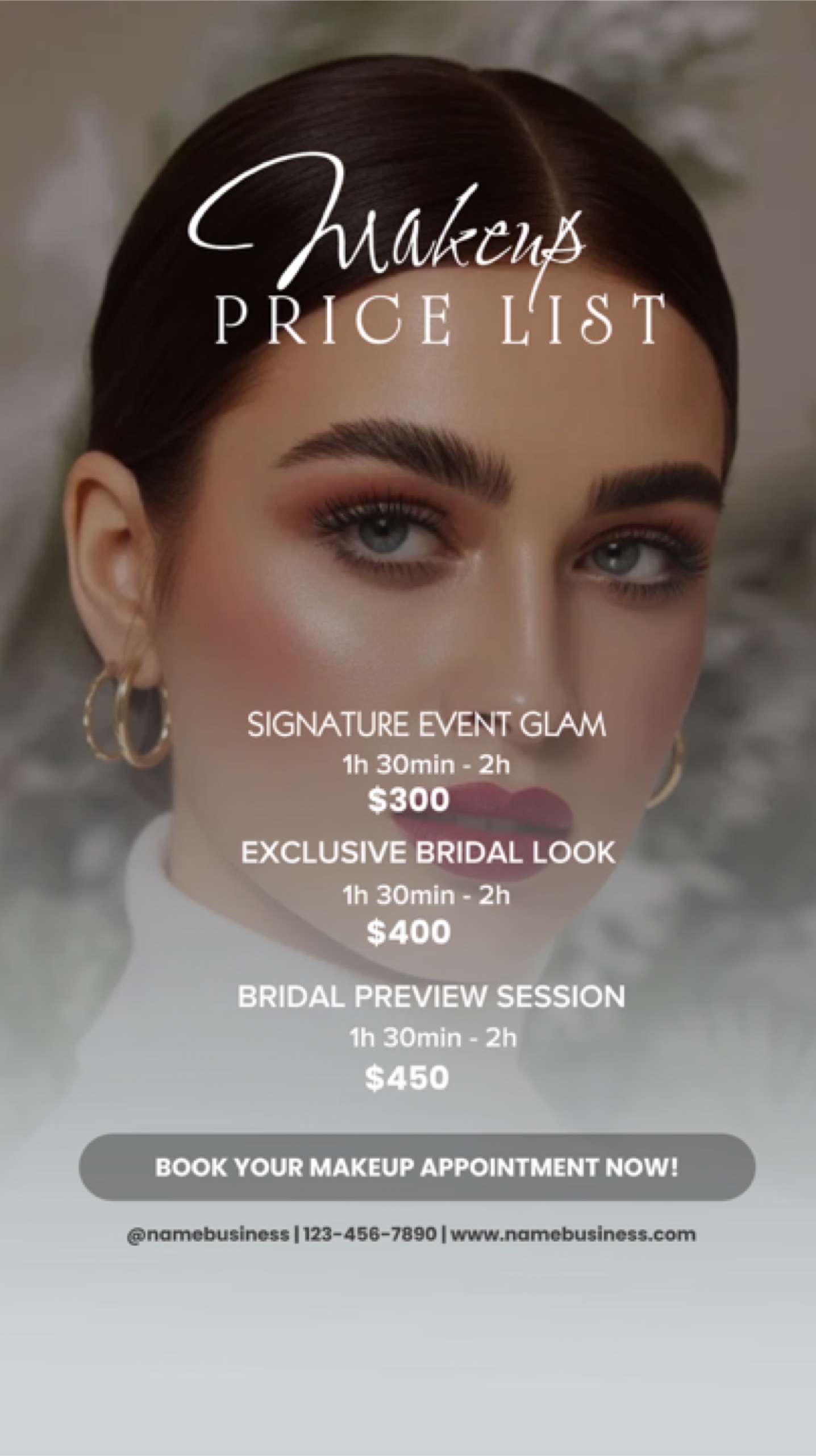 MAQUILLAJE PRICELISTA