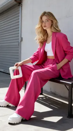 AI Pink outfit